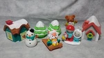 Infantino Go Gaga Holiday Village Christmas Sensory Baby Toy 8PC Set Play. Fixed Price $9.00.