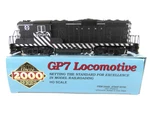 Proto 2000 #23043 Ho Scale Atsf Santa Fe Emd GP7 Diesel Locomotive New Gears. Fixed Price $72.00.