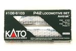 Kato N-scale #106-6103 P42 Locomotive Set Amtrak #123 #134 Phase. Fixed Price $299.99.