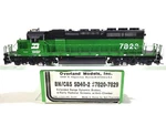 Overland Omi Bn C&s Emd SD40-2 Burlington Northern #7823 Ho Brass Model #5305 Cp. Fixed Price $1199.95.