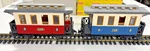 Lgb 3011 & 3012, Scale, Rare Pair, 3RD Class Blue/cream Red/cream, Used. Fixed Price $79.99.