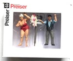 Preiser 1:32 Scale No Swimming !!! Beach / Lake Figures With Sign # 63091. Fixed Price $35.95.