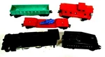 Lot: Postwar Lionel Train Cars - 242 Steam Locomotive Tender Caboose&more B18 K2. Fixed Price $75.00.