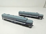 (2) Kato 176-4109 N Scale Alco PA-1 #1053 Wabash Diesel Locomotives. Fixed Price $175.00.