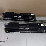 Mth Railking Norfolk Southern SD70 Ace Power & Dummy Engine 30-20063-3 2964 1004. Fixed Price $500.00.