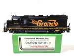Overland Omi D&rgw Emd GP40-2 Denver Rio Grande #3130 Ho Brass Model #5577.1. Fixed Price $599.95.