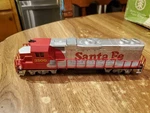 Life-like Ho Scale Santa Emd Gp 40 Diesel Locomotive #3500 Runs Good. Fixed Price $19.99.