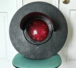 Vintage Metal Railroad Crossing Or Signal Light - 20 Diameter. Fixed Price $188.50.