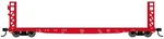 Walthers Mainline 910-5908 Ho 53' Gsc Bulkhead Flatcar Chicago Burlington Quincy. Fixed Price $31.97.