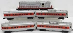 Lionel 1562W Burlington GP7 Red Stripe Passenger Set 1956 2328 2242(2) 2444 2446. Fixed Price $495.00.