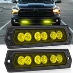 For 11-18 Dodge Ram 1500 Lower Bumper Mount Led Light Bar Flush Yellow 8". Fixed Price $39.95.