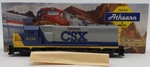 Athearn 4710 Ho Csx GP40-2 Powered Diesel Locomotive #6144 Ex/box. Fixed Price $49.99.