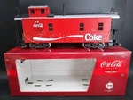 Lgb Coke Coca Cola Caboose W/ Lights Model Train #44790. Fixed Price $174.99.