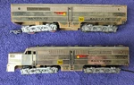 American Flyer Gauge 360 / 361 Santa Fe Diesel Chrome. Fixed Price $167.46.