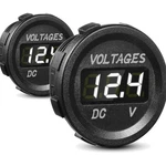 Pieces Dc 12V Car Voltage Gauge Led Display Waterproof Voltmeter Digital Ro.... Fixed Price $21.17.