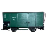 Lgb 4135 Lehmann Sound Freight Car Gauge Steam Boxed Tested 032. Fixed Price $290.00.