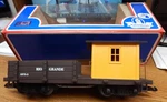 Kalamazoo 1875-3 Rio Grande Work Caboose Car Used In Box Great Shape Gauge. Fixed Price $45.00.