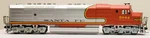 Athearn Ho Atsf Passenger FP45 Powered Diesel Locomotive #5944; Mpn 3621; Kd's. Fixed Price $45.00.