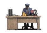 Noch 10220 Ho Scale 3D Figure: Railway Official At The Desk. Fixed Price $14.54.