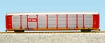 Usa Trains R17182 Canadian Pacific Bi-level Auto Carrier Red/black, New, G Scale. Fixed Price $238.95.