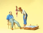 Preiser 1:22.5 Scale Give Me Answer Figures 45146. Fixed Price $46.95.