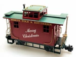 Bachmann North Pole & Southern Christmas Caboose With Metal Wheels 43999 G Scale. Fixed Price $59.95.