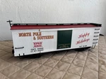 Estate Found Bachmann North Pole & Southern Happy Holidays Box Car G Scale. Fixed Price $24.95.