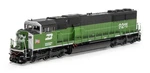 Athearn ATHG75638 Bn SD60M Tri-clops Diesel #9211 (dcc/sound). Fixed Price $351.49.