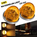 Amber 19-LED Watermelon Clearance Turn Signal Side Indicator Light Flush Mount. Fixed Price $24.69.