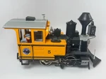 Rare Yellow Lgb G-scale 2117D Lake George & Boulder 0-4-0 Steam Engine #5. Fixed Price $449.99.